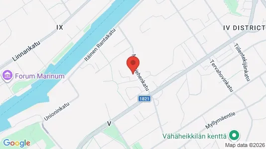 Apartments for rent i Turku - kort over placeringen