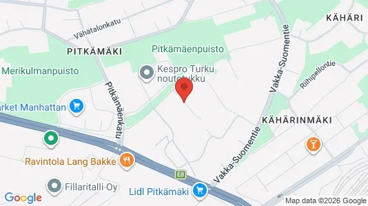 Apartments for rent i Turku - kort over placeringen