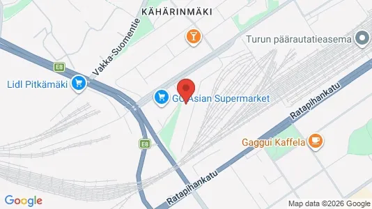 Apartments for rent i Turku - kort over placeringen