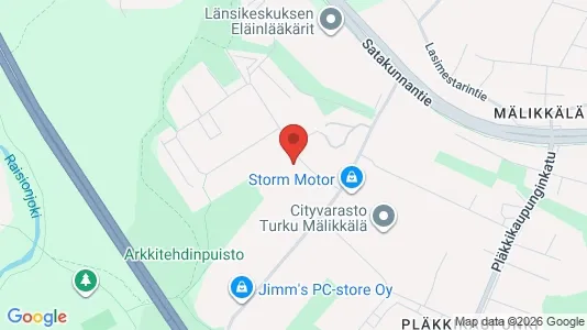 Apartments for rent i Turku - kort over placeringen