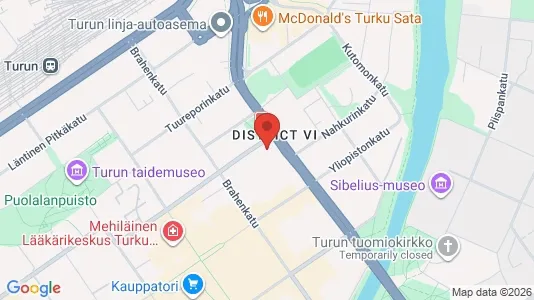 Apartments for rent i Turku - kort over placeringen