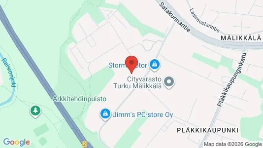 Apartments for rent i Turku - kort over placeringen