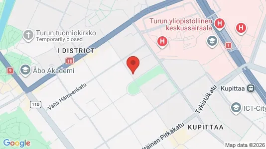 Apartments for rent i Turku - kort over placeringen