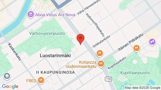 Apartments for rent i Turku - kort over placeringen
