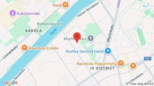 Apartments for rent i Turku - kort over placeringen