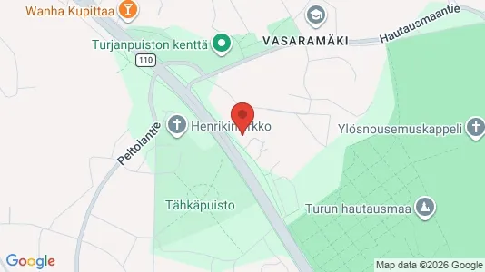Apartments for rent i Turku - kort over placeringen