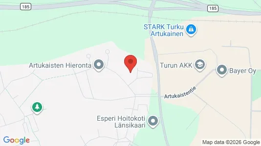 Apartments for rent i Turku - kort over placeringen