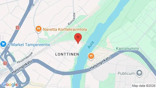 Apartments for rent i Turku - kort over placeringen