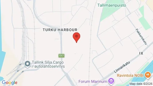 Apartments for rent i Turku - kort over placeringen