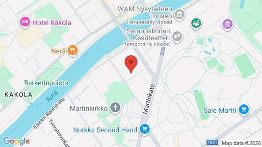 Apartments for rent i Turku - kort over placeringen