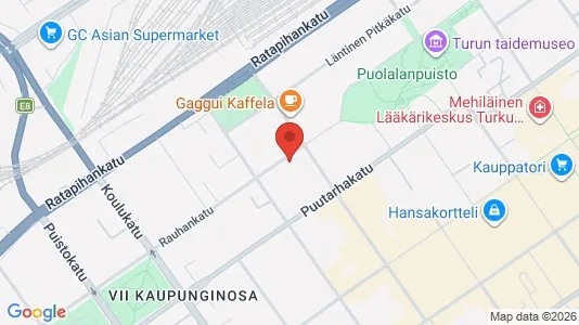 Apartments for rent i Turku - kort over placeringen