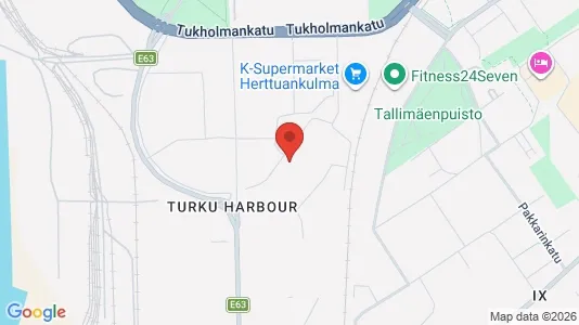 Apartments for rent i Turku - kort over placeringen