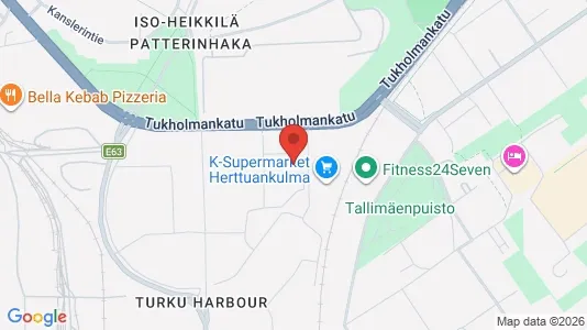Apartments for rent i Turku - kort over placeringen