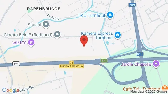 Apartments for rent i Turnhout - kort over placeringen