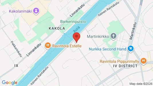 Apartments for rent i Turku - kort over placeringen