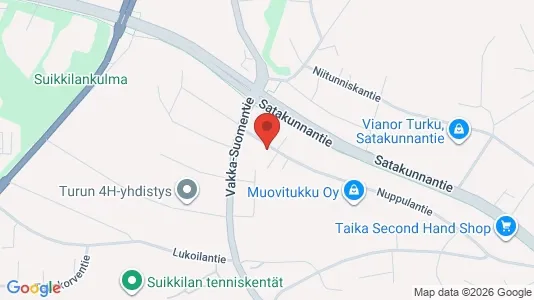 Apartments for rent i Turku - kort over placeringen