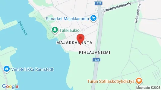 Apartments for rent i Turku - kort over placeringen
