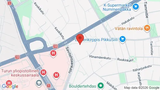 Apartments for rent i Turku - kort over placeringen
