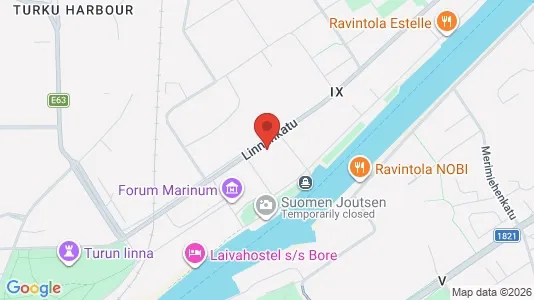 Apartments for rent i Turku - kort over placeringen