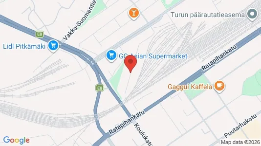 Apartments for rent i Turku - kort over placeringen