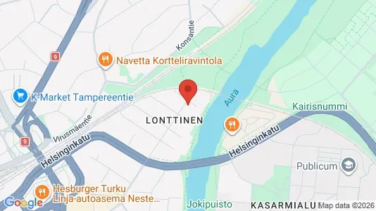 Apartments for rent i Turku - kort over placeringen