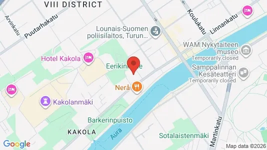 Apartments for rent i Turku - kort over placeringen