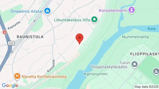 Apartments for rent i Turku - kort over placeringen