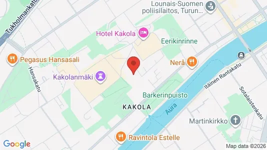 Apartments for rent i Turku - kort over placeringen