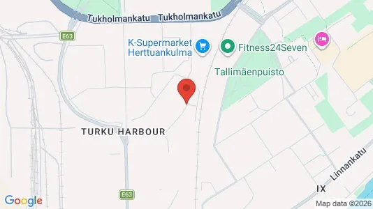 Apartments for rent i Turku - kort over placeringen