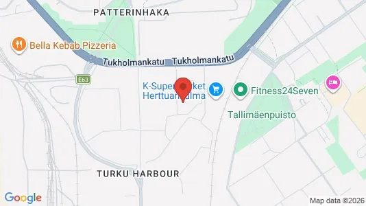 Apartments for rent i Turku - kort over placeringen
