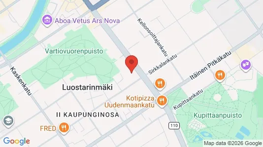 Apartments for rent i Turku - kort over placeringen