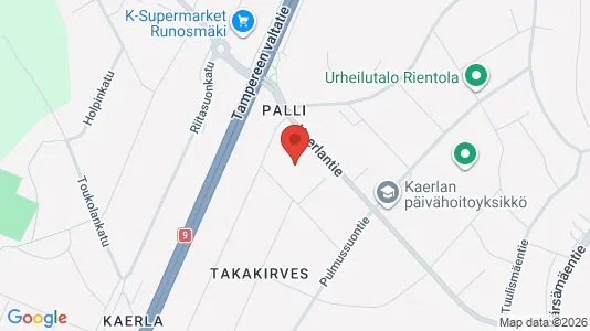 Apartments for rent i Turku - kort over placeringen