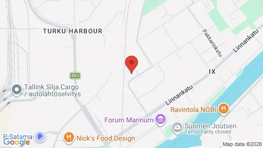 Apartments for rent i Turku - kort over placeringen