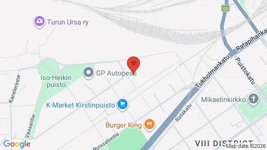 Apartments for rent i Turku - kort over placeringen