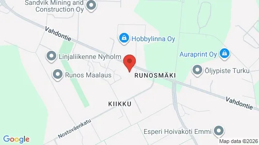 Apartments for rent i Turku - kort over placeringen