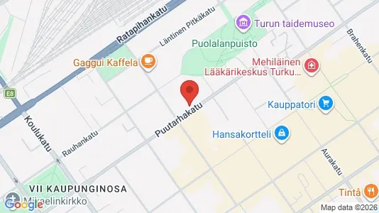 Apartments for rent i Turku - kort over placeringen
