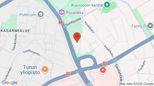 Apartments for rent i Turku - kort over placeringen