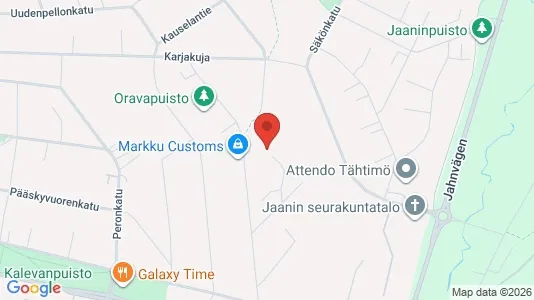 Apartments for rent i Turku - kort over placeringen