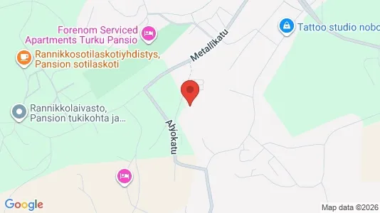 Apartments for rent i Turku - kort over placeringen