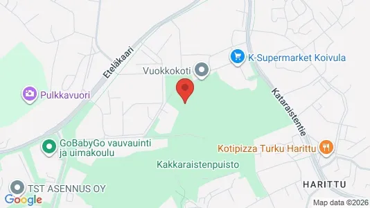 Apartments for rent i Turku - kort over placeringen