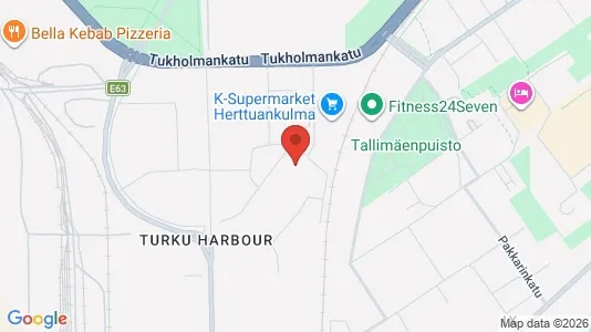 Apartments for rent i Turku - kort over placeringen