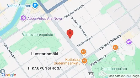 Apartments for rent i Turku - kort over placeringen