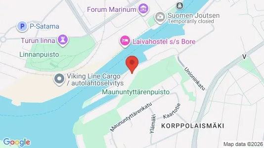 Apartments for rent i Turku - kort over placeringen