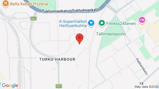 Apartments for rent i Turku - kort over placeringen