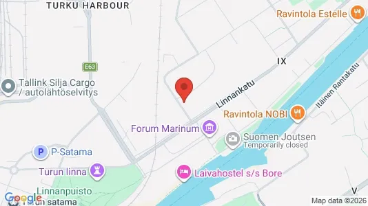 Apartments for rent i Turku - kort over placeringen