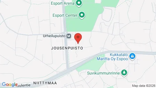 Apartments for rent i Espoo - kort over placeringen