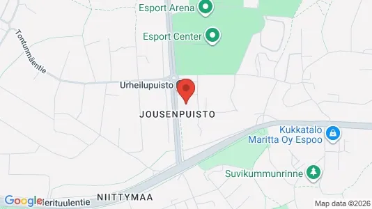 Apartments for rent i Espoo - kort over placeringen