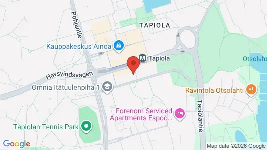 Apartments for rent i Espoo - kort over placeringen