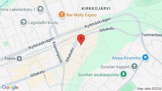 Apartments for rent i Espoo - kort over placeringen