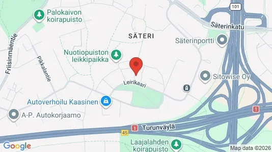 Apartments for rent i Espoo - kort over placeringen